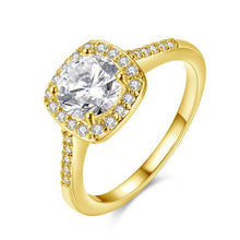 Load image into Gallery viewer, Gold Zircon Ring